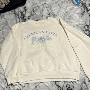 American Eagle Outfitters Cream Sweater